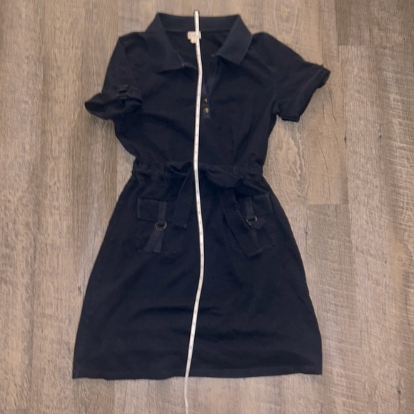 Elegant Navy Cremieux Shirt/Polo Dress - Picture 5 of 7